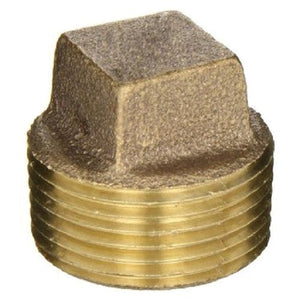 2-1/2" Brass Solid Plug (Lead Free)