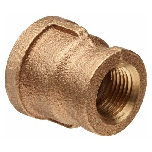 4" x 2" Brass Reducing Coupling (Lead Free)