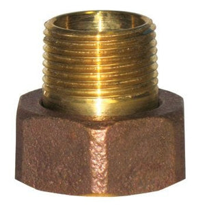 3/4" Brass Coupling (Lead Free)