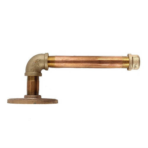 Brass Pipe Toilet Paper Roll Holder