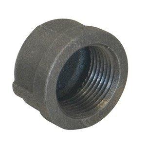 3/8" Black Iron Cap