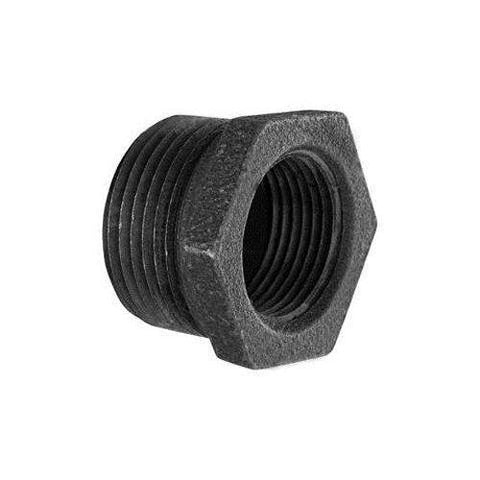 1/2" x 1/4" Black Iron Hex Bushing