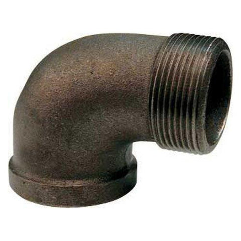 3/4" Black Iron 90° Street Elbow