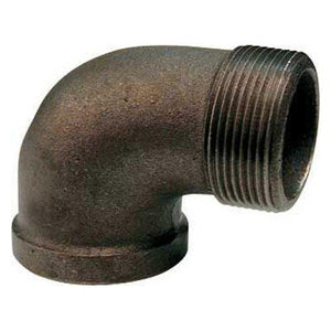 1-1/2" Black Iron 90° Street Elbow