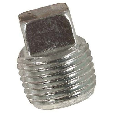 1/2" Galvanized Square Head Plug