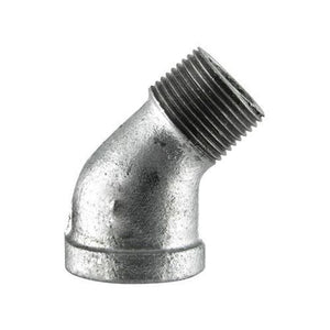 1/2" Galvanized 45° Street Elbow