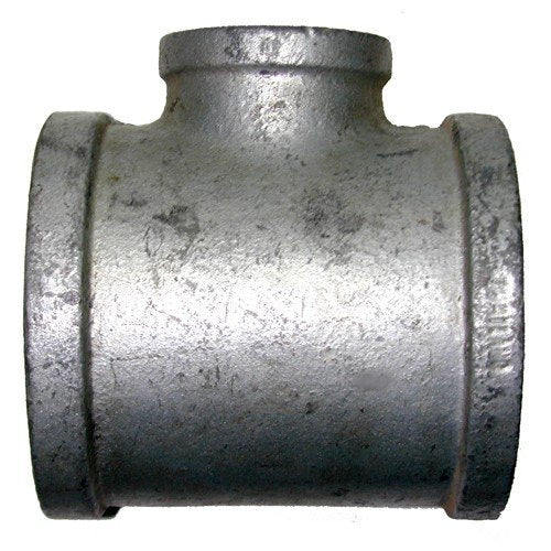 1/2" x 1/8" Galvanized Reducing Tee