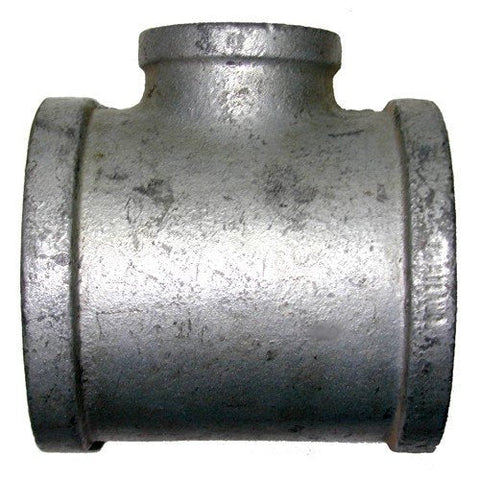 3/4" x 1/2" Galvanized Reducing Tee