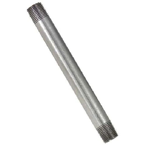 2" x 72" Galvanized Steel Pipe Nipple