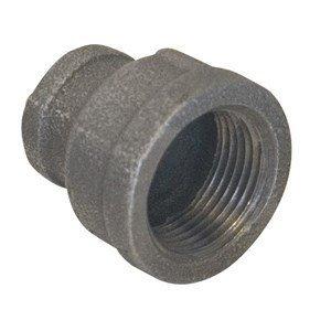 1" x 3/8" Black Iron Reducing Coupling